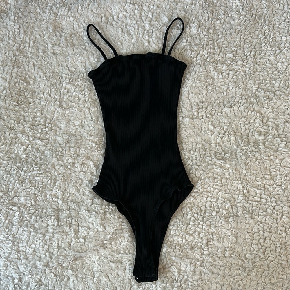 Black Tank Bodysuit